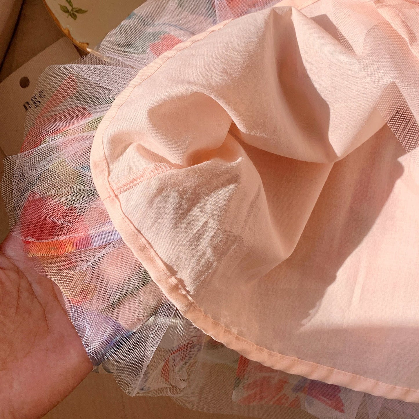 Summer Arrival Baby Kids Girls Cute Fly Sleeves Sweet Floral Tulle